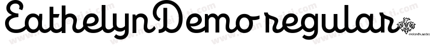 EathelynDemo regular字体转换